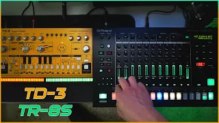 Acid Techno with BEHRINGER TD-3 and ROLAND TR-8S