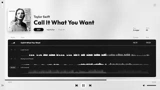 Taylor Swift - Call It What You Want (Filtered Acapella/Vocals)