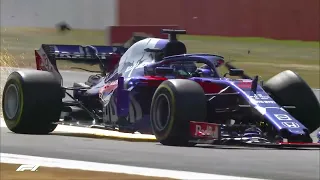 Hartley crash 2018 Formula 1 British GP FP3