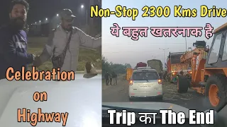 2300 Kms in 43 Hours Non-Stop Drive || This is Too Dangerous - Live Accident || Harry Dhillon