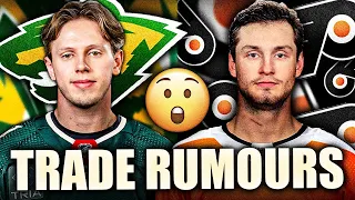 HUGE NHL TRADE RUMOURS: MINNESOTA WILD & PHILADELPHIA FLYERS (Marco Rossi, Joel Farabee)