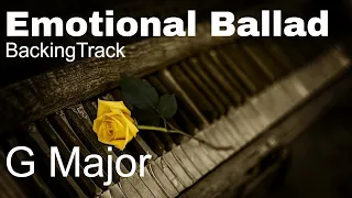 Ballad For My Love - Pop Rock Music Guitar Backing Track Jam In G Major