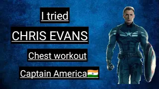 I Tried “Captain America(Chris evans)” chest workout for a day !!🇮🇳 | Celebrity workout |