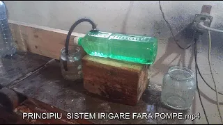 PRINCIPIU  SISTEM IRIGARE FARA POMPE