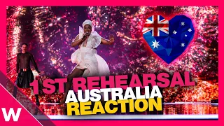 🇦🇺 Australia First Rehearsal (REACTION) Electric Fields "One Milkali (One Blood)" @ Eurovision 2024