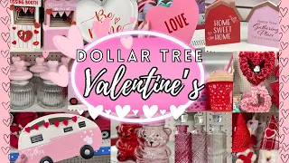 Dollar Tree VALENTINES 2024 | Dollar Tree Valentines New Finds | New Decor & DIY Shop With Me 💕