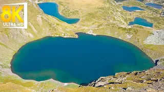 8k UHD BULGARIA IS UNDERRATED! Rila Monastery & 7 Rila Lakes 🇧🇬 Relaxing Drone Video