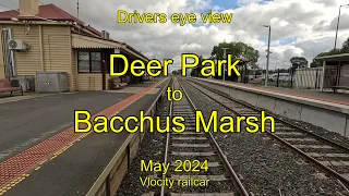 Drivers eye view, Deer Park to Bacchus Marsh, May 2024