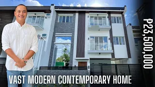 House Tour 311 | Vast Modern Contemporary House For Sale in Greenwoods Executive Village, Pasig City