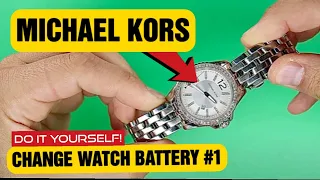 How To Change a Michael Kors Watch Battery? | Tutorial DIY | Watch Repair