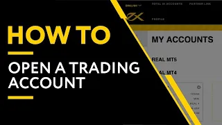 Exness - How to open an Exness forex trading account