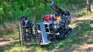 One Man Fence Building Machine Finally Got it done!