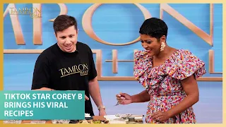 TikTok Star Corey B Brings His Viral Recipes to “Tamron Hall”!
