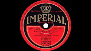 1930 Sam Lanin - Exactly Like You (Smith Ballew, vocal)