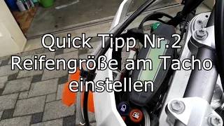 Quick Tipp Nr. 2 | KTM EXC Reifengröße ändern
