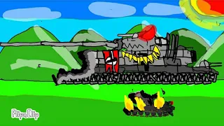 world of tank cartoon #22 super monster vs p2000gott