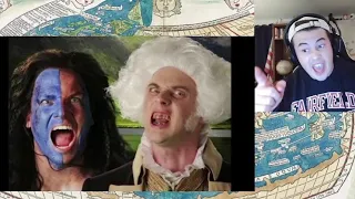 American Reacts George Washington vs William Wallace. Epic Rap Battles of History