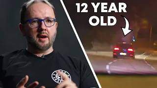 Dangerous 100MPH Car Chase with a 12 YEAR OLD! Retired Police Interceptor