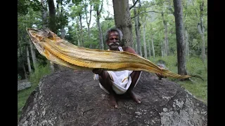 New!!! 6 Feet DRY FISH Fried Rice Prepared by my Daddy Arumugam / Village food factory