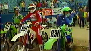 Silverdome Supercross 1988 Pontiac, MI Day 2, 250cc