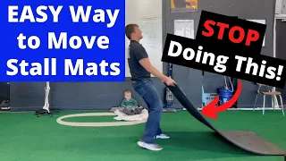 Gym Equipment: How to EASILY Move Stall Mats!