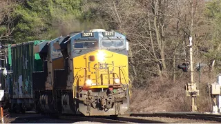 5 CSX trains in Piscataway, NJ