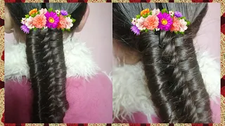 center spiral loop braid  احدث ضفيرة روعة  تسريحات شعر في روز للشعر . New hairstyles to rosehair