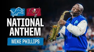 Lions vs. Buccaneers: Mike Phillips' EPIC National Anthem Performance | NFC Divisional Round