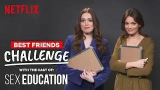 Sex Education Best Friends Challenge | Emma and Aimee Lou | Netflix