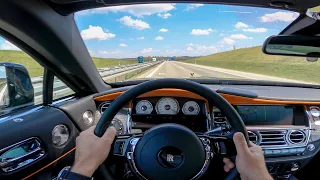 POV: over 250 km/h in the Rolls Royce Wraith Black Badge Overdose with 717hp