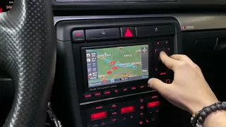 Audi RNS-E A4 NAWIGACJA/MAPA/RADIO - POLSKIE MENU -FUNKCJE, PŁYNNOŚĆ OBSŁUGI (Na sprzedaż)