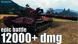 12000 dmg M48A5 Patton World of Tanks