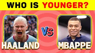 Who Is The Younger Footballer? | Football Quiz