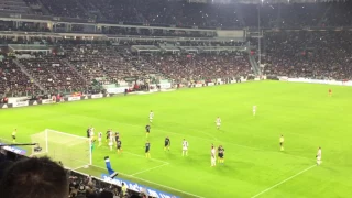 JUVENTUS-INTER 1-0 GOL DI CUADRADO DALLA CURVA SUD.