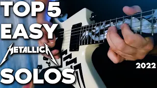 TOP 5 Easy Metallica Solos 2022