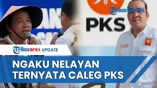 Terkuak! Sosok Pria Ngaku Nelayan Nangis-nangis Curhat Nasibnya ke Anies, Ternyata Caleg PKS