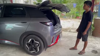 BYD DOLPHIN Electric Tailgate with Kick Sensor installation and testing .Yangon ,Myanmar.