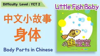 Learn Body Parts in Chinese | 汉语身体部位 | Mandarin Books | 汉语小故事 | 중국어 신체부위 배우기