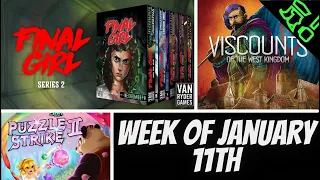 And So The January Onslaught Begins - January 11th Kickstarter/Gamefound Round-Up!