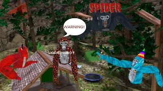 Trolling as Spider with a Warning BOT in Gorilla tag with mods.
