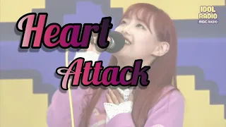 Chuu (츄/이달의 소녀) at Idol Radio singing Heart Attack | Lyrics 가사 | Han/Rom