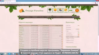 Orange Paradise.Заработок в интернете