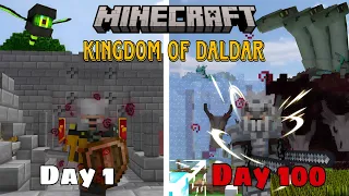Tôi Sinh Tồn 100 Ngày Trong Minecraft Thời Trung Cổ Và Đây Là Những Gì Đã Xảy Ra !!!