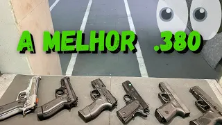 A melhor .380 hoje no mercado glock taurus e imbel