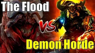 Demons Vs Flood Halo and Doom 2016 Ft. Hidden Xperia | Who would emerge the ultimate victor?