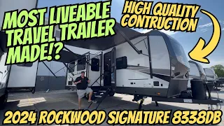 2024 Rockwood Signature 8338DB | Most Residential Travel Trailer Made!