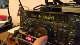 Kenwood TS 870 with cheap RTL dongle,  SDR. 26TM142