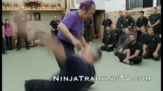 Ninja Grandmaster Masaaki Hatsumi Sensei Battlefield Technique Breakdown