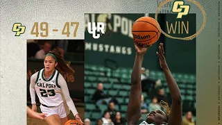 Cal Poly vs. UCR, Women's Basketball Highlights -- Jan. 16th, 2023