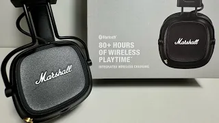 Распаковка наушников Marshall Major 4, оригинал, подключение и тест звука #asmr #marshall #major